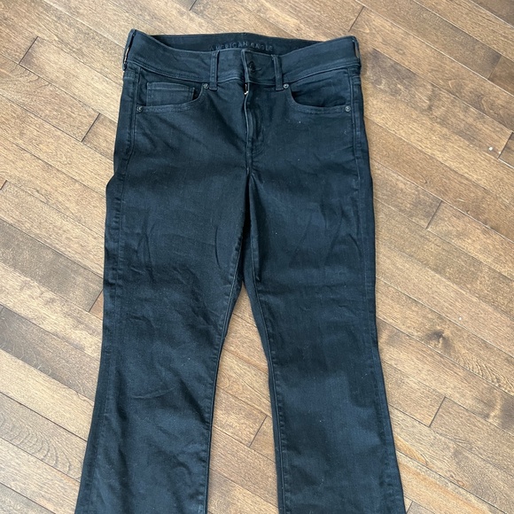Black American Eagle bootcut jeans - Picture 1 of 6